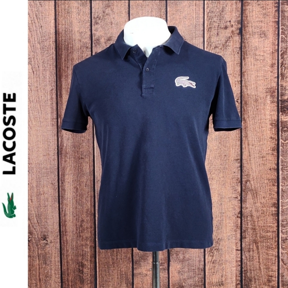 Large Herringbone Croc Plus Green Croc Back Mens Polo Excellent Condition